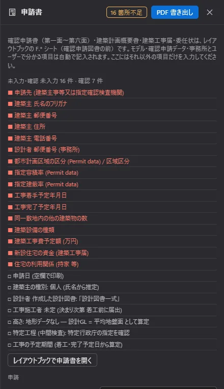 申請書